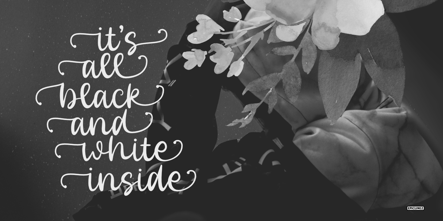 Beispiel einer Decorate Regular-Schriftart